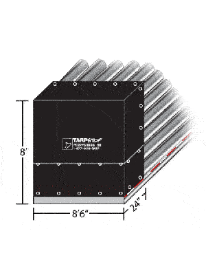 Smoke Tarp with Fitted Corners