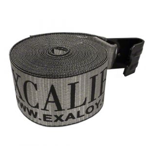 4"x30' Heavy Duty Winch Strap with Flat Hook - Excalibur 