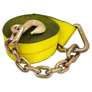 3"x30' Winch Strap with Chain