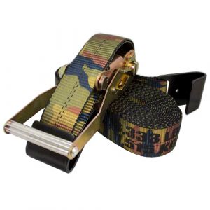 2"x30' Ratchet Strap with Flat Hooks - Camo