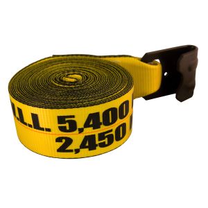 3"x30' Winch Strap with Flat Hook