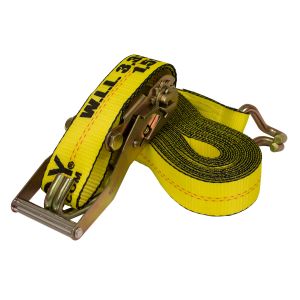 2"x30' Ratchet Strap with Wire Hooks