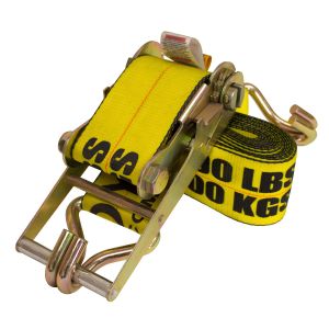 4"x30' Ratchet Strap with Wire Hooks