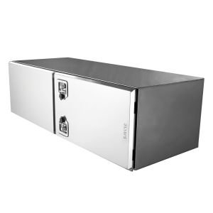 BAWER Stainless Steel Double Door Toolbox 24"x24"x60" 