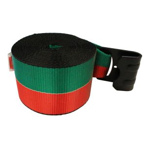 4"x30' Winch Strap with Flat Hook - Mexican