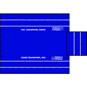 24' x 27' Lumber Tarp with End Flap