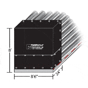 Smoke Tarp with Fitted Corners