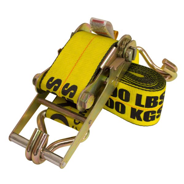 2 x 30' Ratchet Strap with Flat Hooks