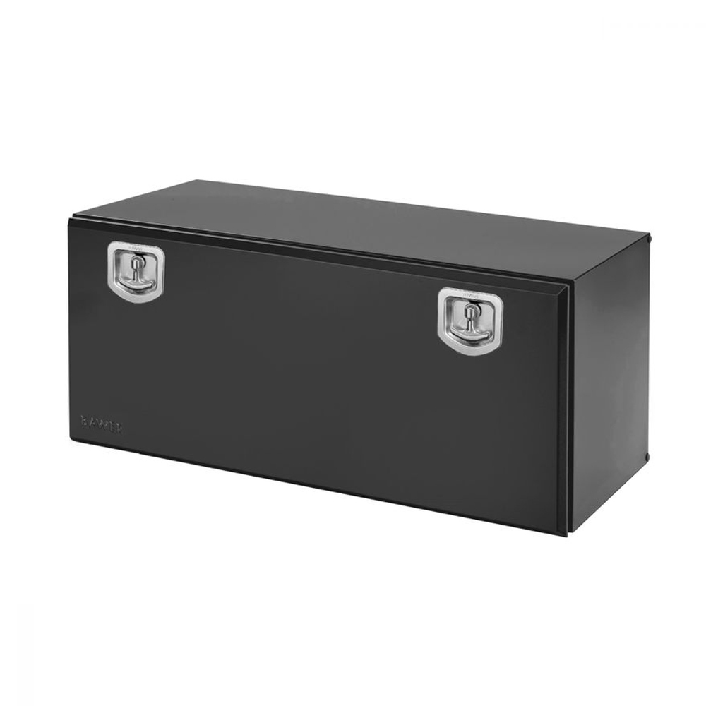 BAWER Painted Black Single Door Toolbox 18"x18"x36"